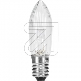 EGB<br>LED-Topkerzen geriffelt 8-55V E10 klar warmweiß<br>-Preis für 3 Stück<br>Artikel-Nr: 865550