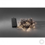 Konstsmide<br>LED mini light chain inside/outside, battery operated, illuminated length 23.9m, total length 24.4m 240 LEDs, warm white 3730-100<br>Article-No: 865680