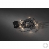 Konstsmide<br>LED mini light chain inside/outside, battery-operated, illuminated length 1.9m, total length 2.4m 20 LEDs, warm white 3722-100<br>Article-No: 867725