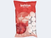 Bolsius<br>60 white tea lights 6 hours in a bag<br>-Price for 60 pcs.<br>Article-No: 8717847147172