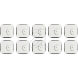 Klein<br>Concealed thermostats, pure white, set of 10 K551076U/04Z10<br>-Price for 10 pcs.<br>Article-No: 997170