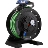 Hedi<br>Cable drum with cable printing H07BQ-F3G1.5 50m green<br>Article-No: 998615