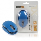 basicXLOptische USB Maus blau 800DPI 3 Knöpfe für Notbook oder PCArtikel-Nr: BXL-MOUSE10-NL