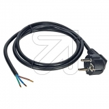 EGB<br>Schuko connection cable 3x1/1.5m black H05VVF 3x1.0 black 1.5m<br>Article-No: 025205L
