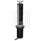 LEDmaxx<br>Einbau Steckdosenturm mit 3x Schuko und 2x USB 135453<br>Artikel-Nr: 046710