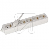 eltric<br>6-way socket strip 1.5m white<br>Article-No: 047665