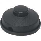 <h2>VLM Fußtret Schalter oval schwarz Einführungen gegenüberliegend 1polig + N + PE, VDE Aus 2A</h2><br>