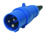 ABL<br>CEE Stecker 3x16 1P+N+PE, VDE 230V blau<br>Artikel-Nr: 072010L