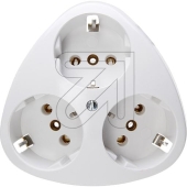 Free control<br>Flush-mounted socket outlet 3-fold 111402005<br>Article-No: 101910