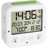 TFA<br>Radio alarm clock BINGO white 81x81x33mm 60.2528.02<br>Article-No: 325465