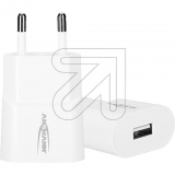 Ansmann<br>USB type A Euro plug mains/charger 1001-0112<br>Article-No: 381465
