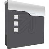LCD GmbH<br>Briefkasten mit Zeitungsfach graphit/Edelstahl H375 B370 A105mm 3037<br>Artikel-Nr: 629055