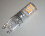 Nino<br>99090130 LED replacement lamp G9 2,6W 320lm 2700K<br>Article-No: 672670