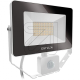 ESYLUX<br>LED-Strahler IP65 Aluminium Glas klar EL10810725<br>Artikel-Nr: 688680