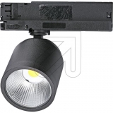 Licht 2000<br>LED-Strahler CASA 24 für 3-Phasen-Schienensystem 6,5W 1200lm 4000K schwarz 61346A<br>Artikel-Nr: 688815
