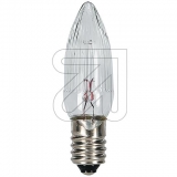 EGB<br>Top candles corrugated 46V/3W E10 clear<br>-Price for 3 pcs.<br>Article-No: 850135L