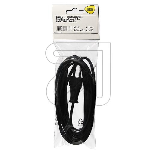 EGBSB Euro connection cable, black, 2.9mArticle-No: 021850