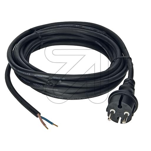 EGBconnection line H07RN-F 2x1mm² black 5mArticle-No: 024110