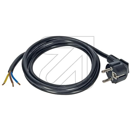 EGBConnection cable H05VV-F 3G1.5 black 1.5mArticle-No: 025520