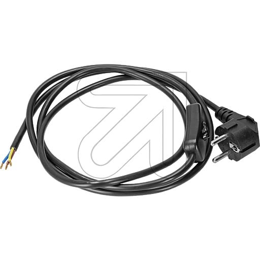EGBconnection cable with intermediate switch black 1.8m H05VV-F3x0.75mm²Article-No: 026010