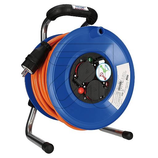 Hediplastic cable drum. PRIMUS 40m K1Y40QTF H07BQ-F3G1.5 orangeArticle-No: 048275