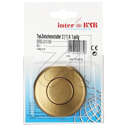 inter BärSB pedal intermediate switch 1pol. 2A gold