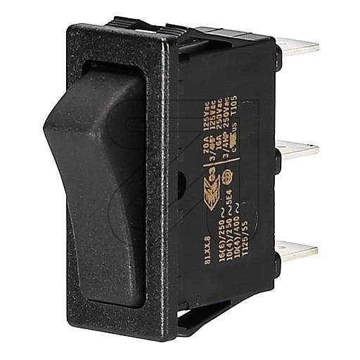 inter BärRocker switch 11x30mm 1-pole black/black