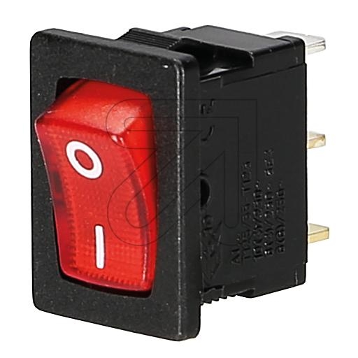 inter BärBuilt-in rocker switch 19x13mm black/red 3631-813.22 illuminatedArticle-No: 057625