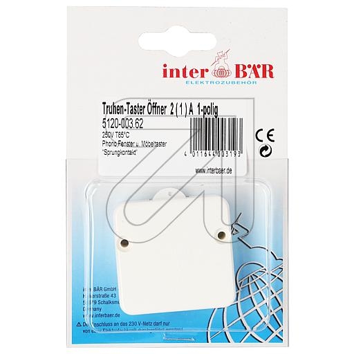 inter BärSB chest button 1-pin. 2A whiteArticle-No: 058005