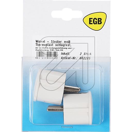 EGBSB angle plug white (2 pieces)-Price for 2 pcs.Article-No: 062295