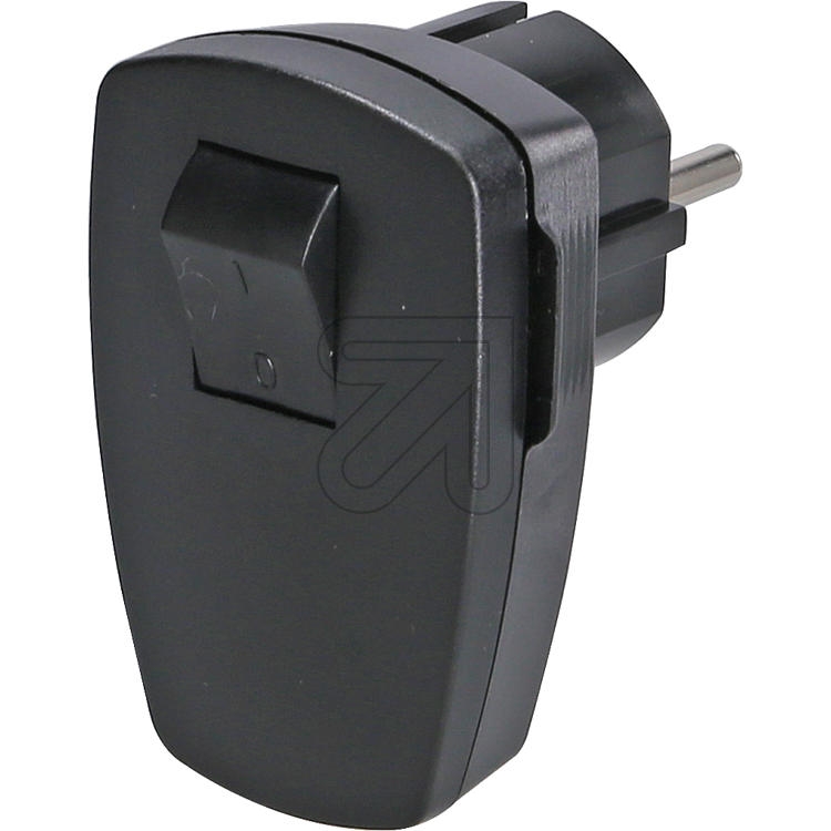 EGBAngle plug with switch blackArticle-No: 063210