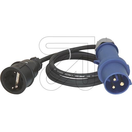 AlthoffAdapter cable CEE plug 16A - rubber Schuko coupling