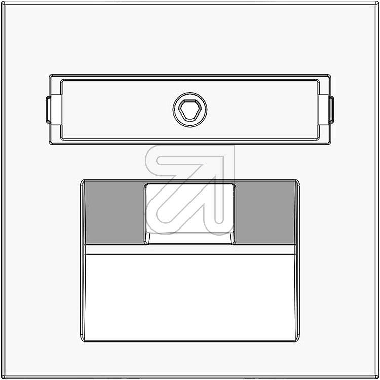 PanasonicKarre 55 Zentralscheibe mit Schriftfeld 1xUAE weiß WDTR04201WH-EU1Artikel-Nr: 076220