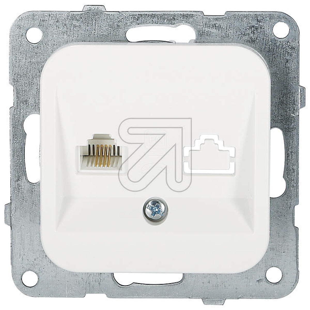 EGBElegant Standard connection socket ISDN UAE 6 pure white 91511013/92542013Article-No: 080430