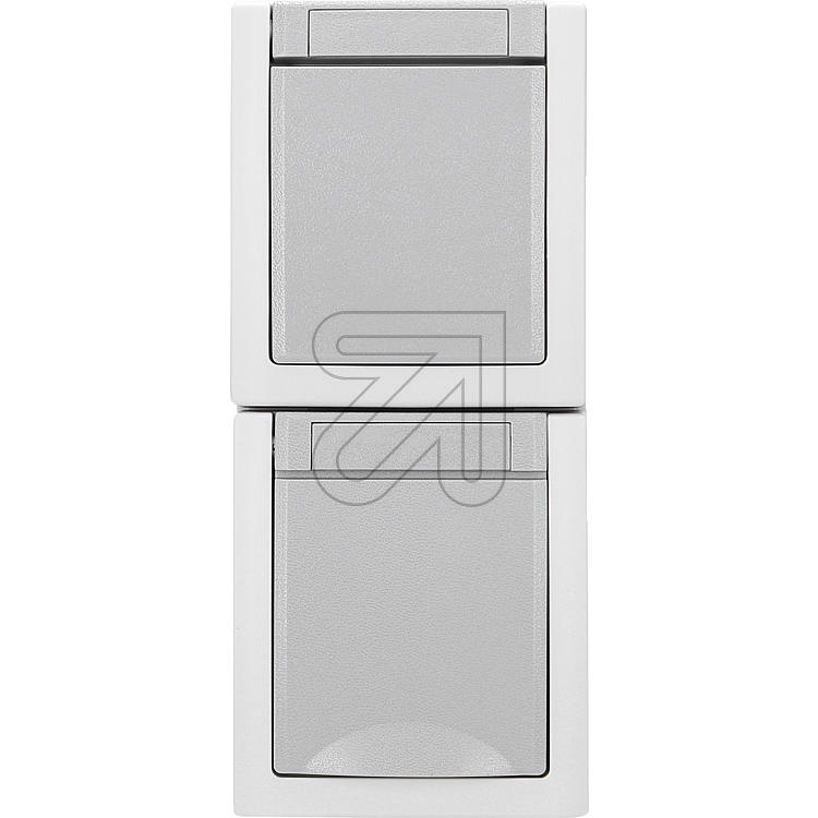 EGBPacific FR Schuko socket exchangeable. vertical gray 90591098-DEArticle-No: 085115