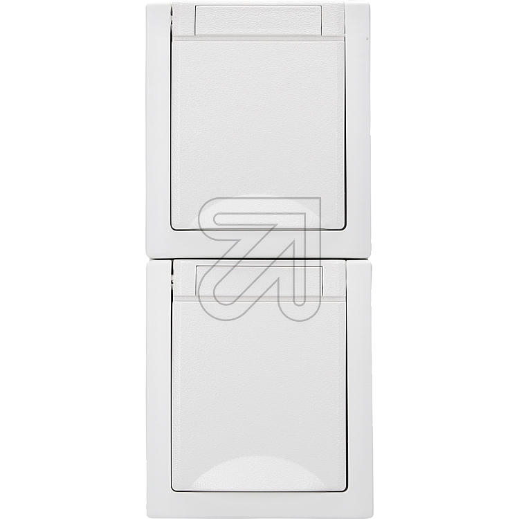 EGBPacific FR Schuko socket 2-way vertical white 90591186-DEArticle-No: 085265