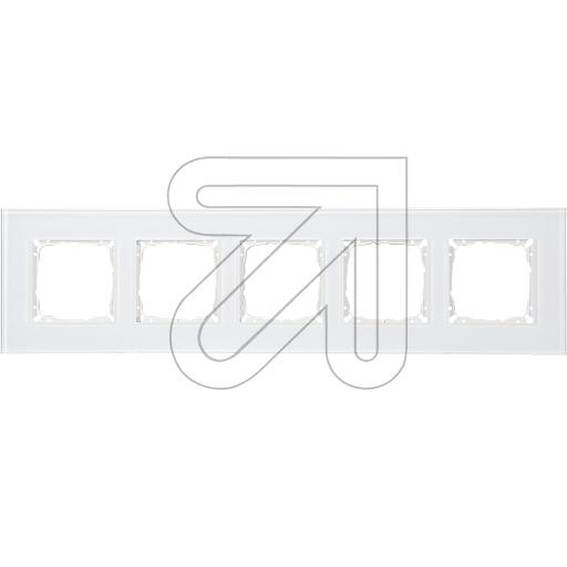 EGBV55 5-way pure white glass frameArticle-No: 088420