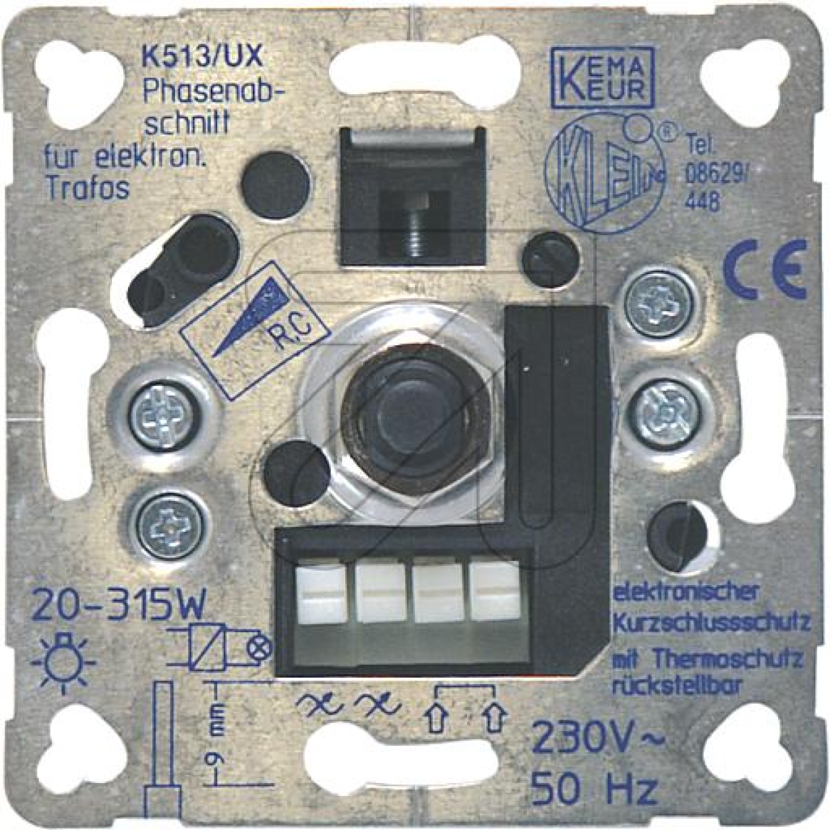 Kleintrailing edge dimmer K513/UX alternatively: 100669Article-No: 090280