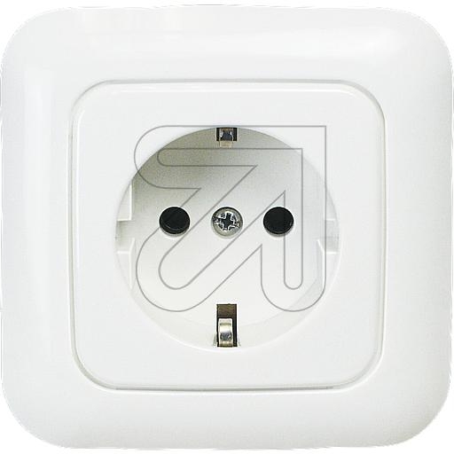 KleinSI single socket pure white KEUJKS/14-Price for 10 pcs.Article-No: 090645