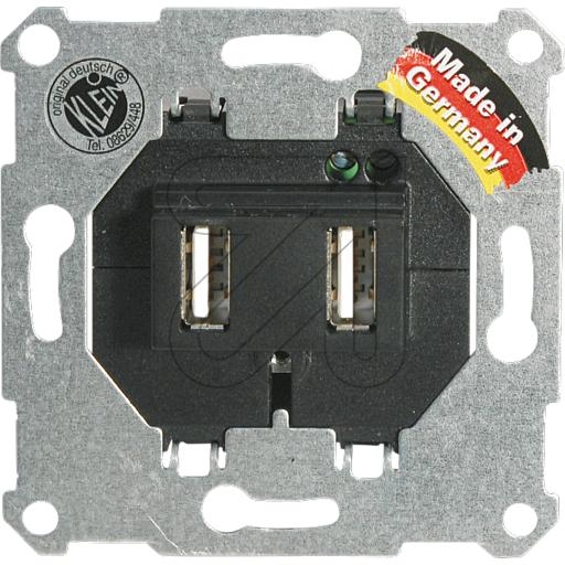 Klein2-fach USB-Dose K6472UArtikel-Nr: 090845