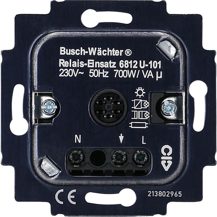 BUSCH JAEGERBJ relay insert for monitor 180 UP Sens. 6812 U-101