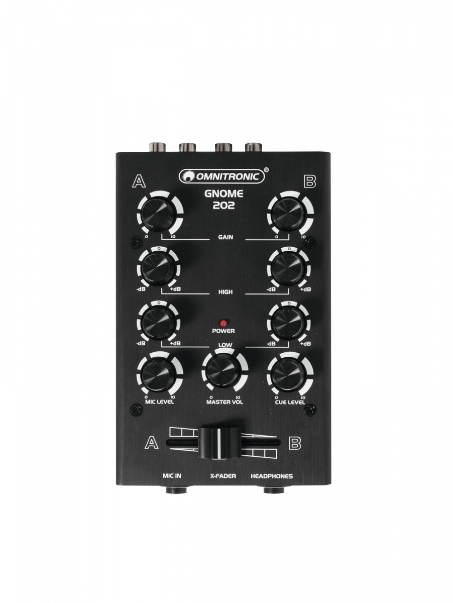OMNITRONICGNOME-202 Mini Mixer blackArticle-No: 10006880
