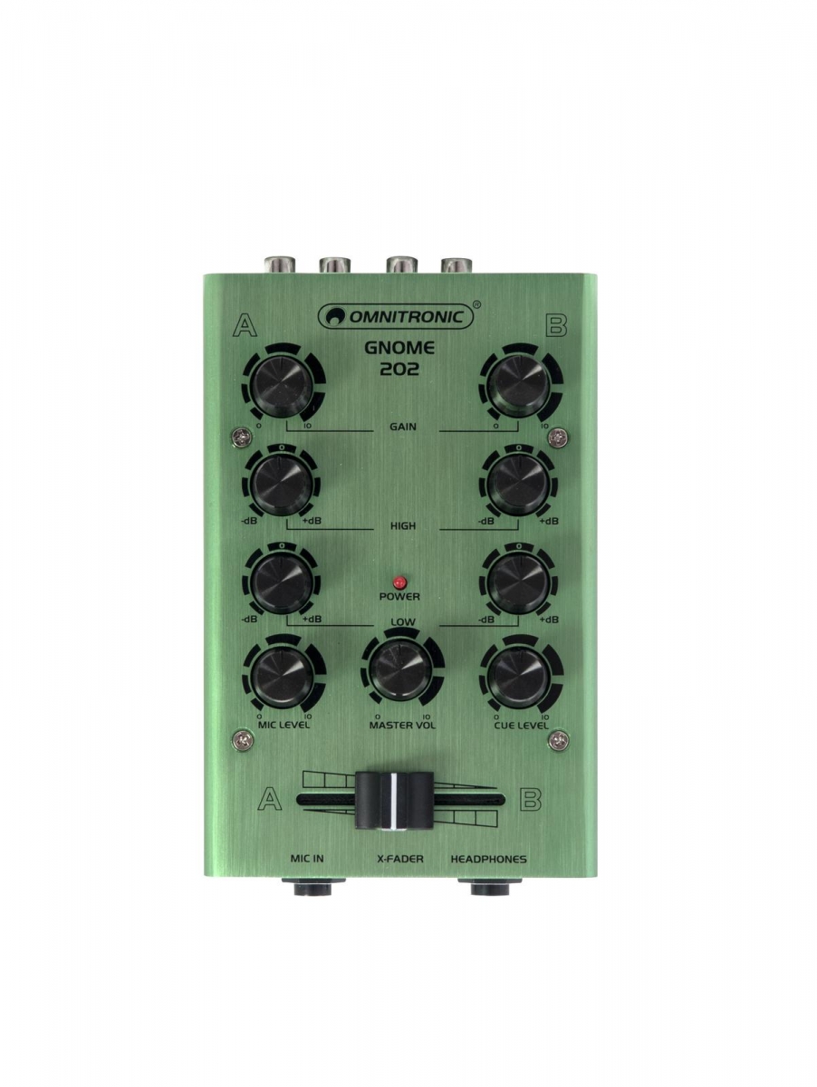 OMNITRONICGNOME-202 Mini-Mixer grünArtikel-Nr: 10006884