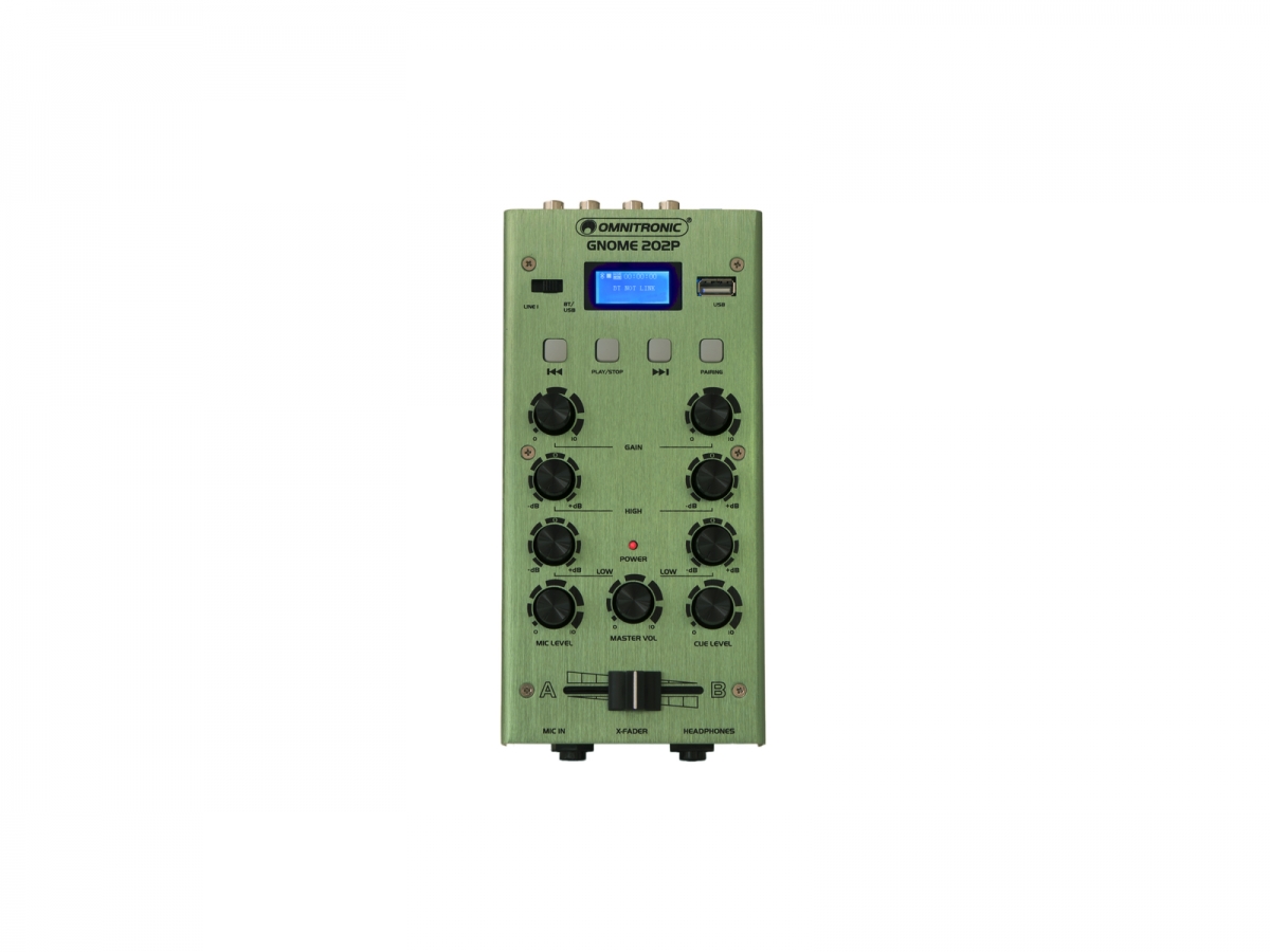 OMNITRONICGNOME-202P Mini-Mixer grünArtikel-Nr: 10006889