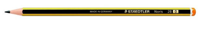 StaedtlerNoris pencil 120/0 =2B without eraser orange-Price for 12 pcs.Article-No: 4007817104583