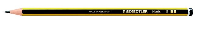 StaedtlerNoris pencil 120/1 =B without eraser black-Price for 12 pcs.Article-No: 4007817104606