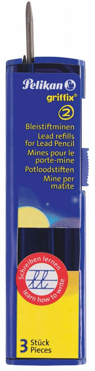 PelikanLeads for Griffix pencils 2mm 3pcs 960476-Price for 3 pcs.Article-No: 4012700960474