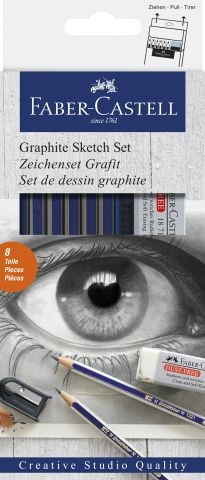 Faber CastellZeichenset Goldfaber Grafit Bleistifte 8tlgArtikel-Nr: 4005401140009