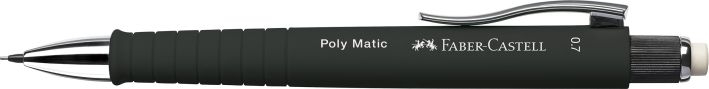 Faber CastellMechanical pencil Poly Matic 0.7mm black Hardness: BArticle-No: 6933256643643