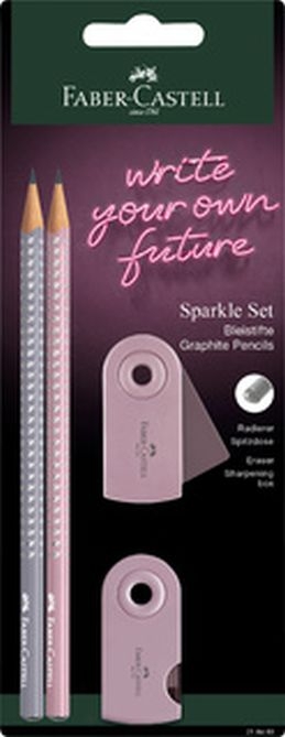 Faber CastellSchreibset Sparkle pearl rose shadows 4tlg 218480Artikel-Nr: 4005402184804